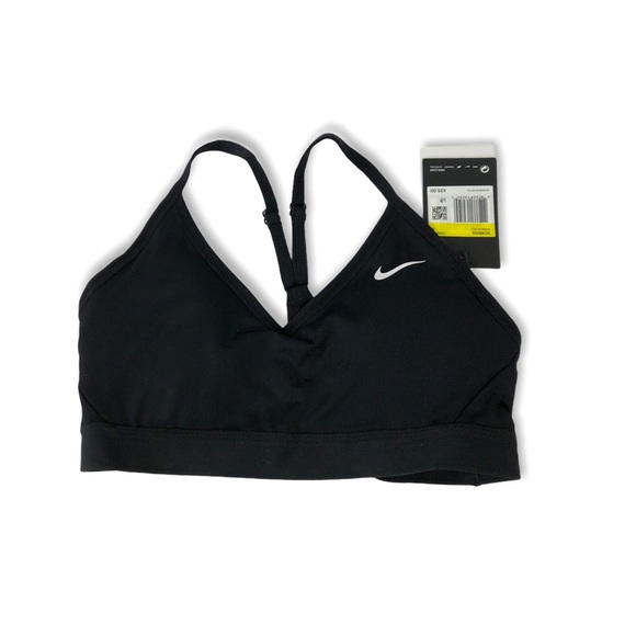 Nike Black Indy Lightweight Dri Fit Sports Bra - Picture 2 of 9